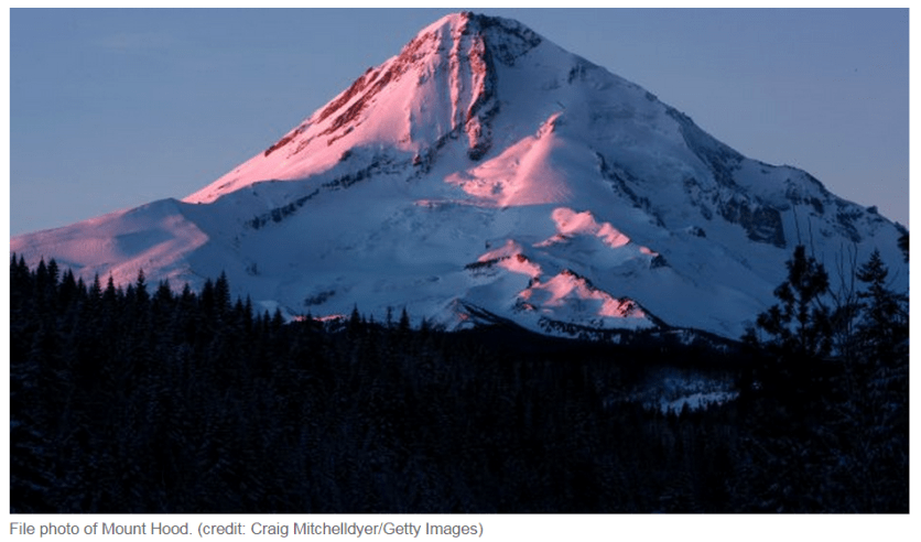 volcano monitors on mount hood